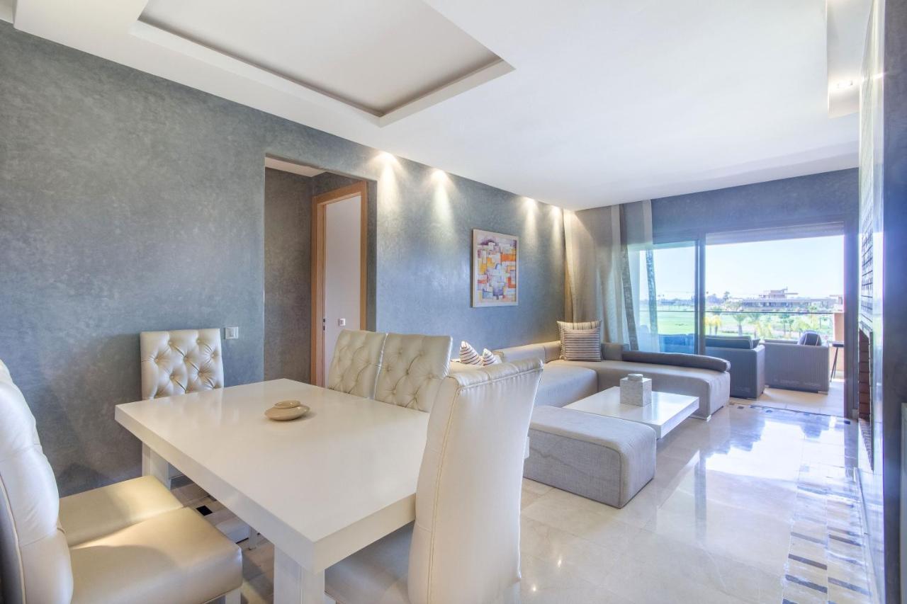 Ferienwohnung Lumineux Et Vue Degagee Sur Piscine A Prestigia Marrakesch Exterior foto