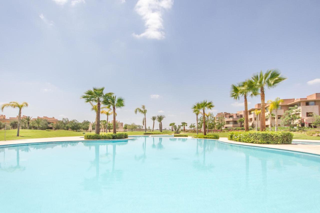 Ferienwohnung Lumineux Et Vue Degagee Sur Piscine A Prestigia Marrakesch Exterior foto