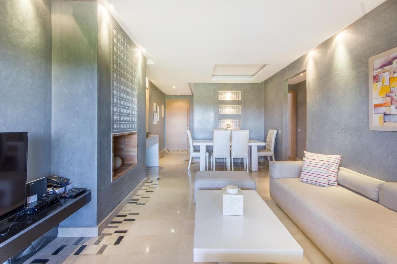 Ferienwohnung Lumineux Et Vue Degagee Sur Piscine A Prestigia Marrakesch Exterior foto